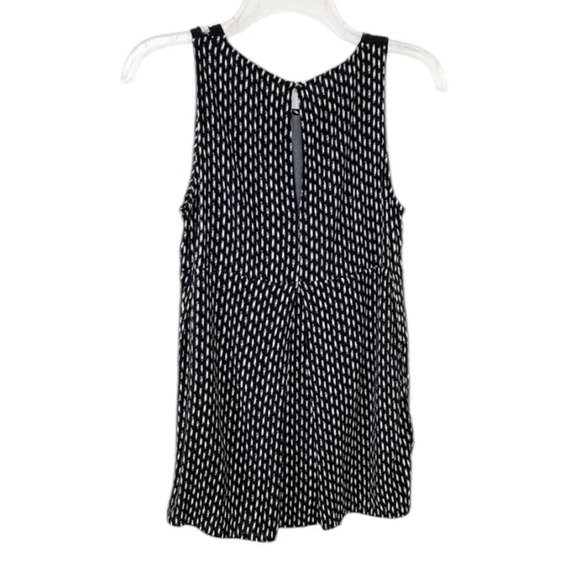 Madewell Sunbase Black Ikat Print Keyhole Top Size S - Picture 3 of 9